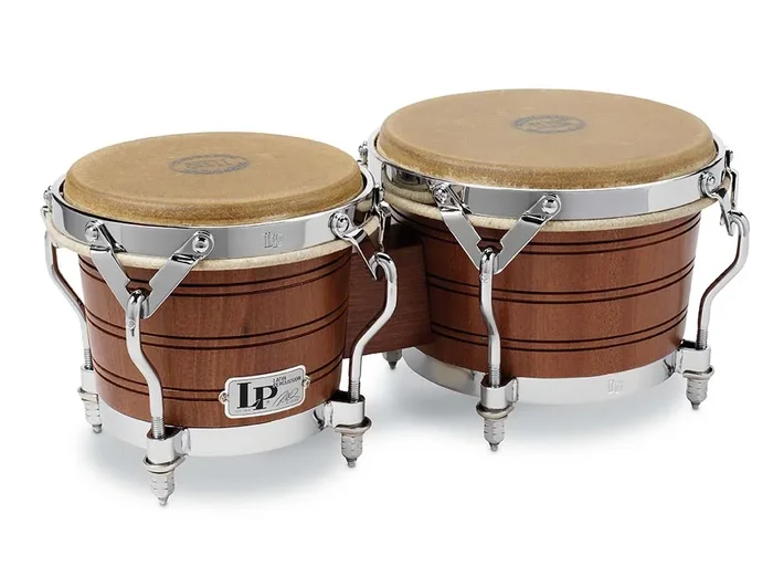 LP Original Traditional 6.75″/8.25″ Bongos Mahogony Chrome