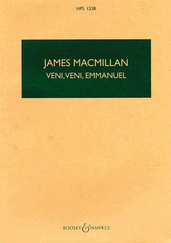 Macmillan – Veni Veni Emmanu Study Score Book