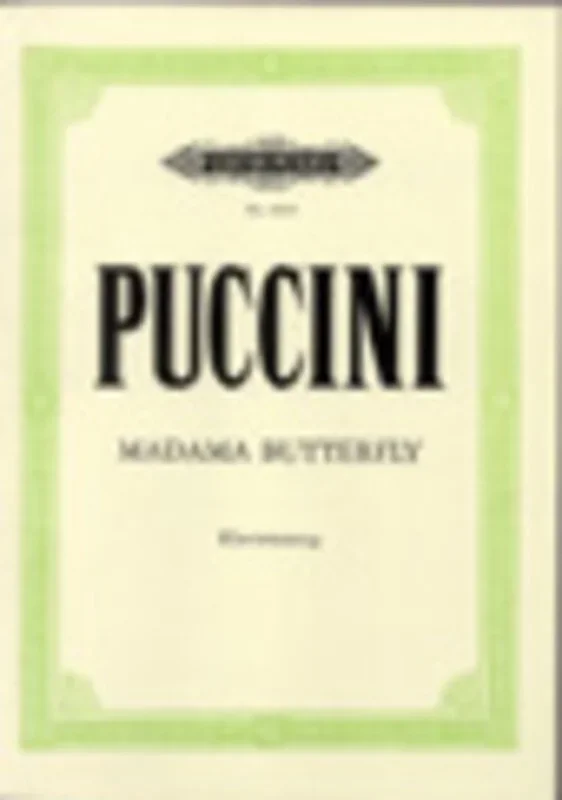 Madam Butterfly Vs (Italian / German) (Softcover Book)