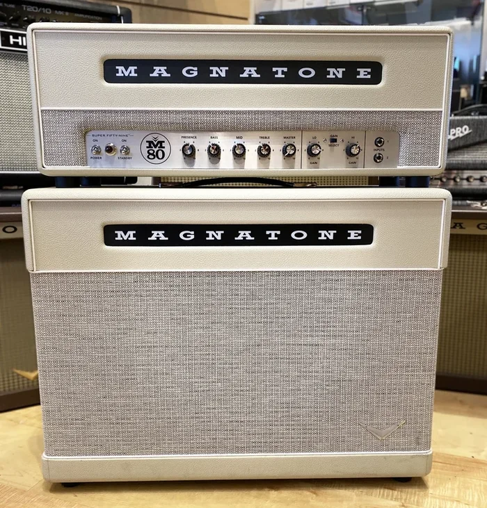 Magnatone Super Fifty-Nine M80 Amp Fab Gear Exclusive Edition White/Cream Cosmetics