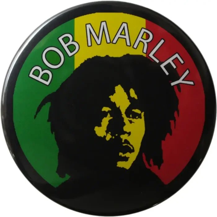 Magnet – Bob Marley- Face Shot On Rasta Background