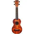 Mahalo Artist Elite Soprano Ukulele With Bag Koa Photo Flame