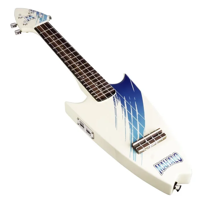 MAHALO Solidbody Electric Surf Surfboard Ukulele – Aquila Strings & Bag