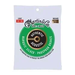 Martin Authentic Acoustic Marquis Silked MA540S – Light Phosphor Bronze 12 – 54