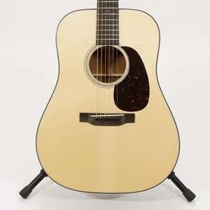 Martin Custom Shop D-18 Authentic Inspired 1937 – Natural Vintage Low Gloss Adirondack Spruce Top with Genuine Mahogany Back and Sides