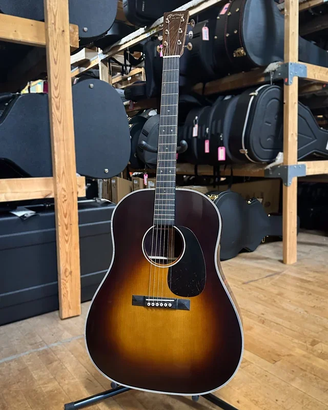 Martin Custom Slope Shoulder Burst Dreadnought Guitar & Case 1 of 2