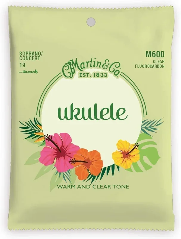 Martin Ukulele Strings-Soprano/Concert-Gauge Fluorocarbon