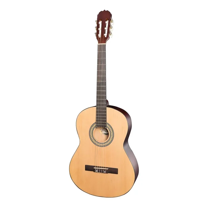 Martinez ‘Slim Jim’ Full Size Beginner Slim Neck Classical Guitar (Natural Satin)
