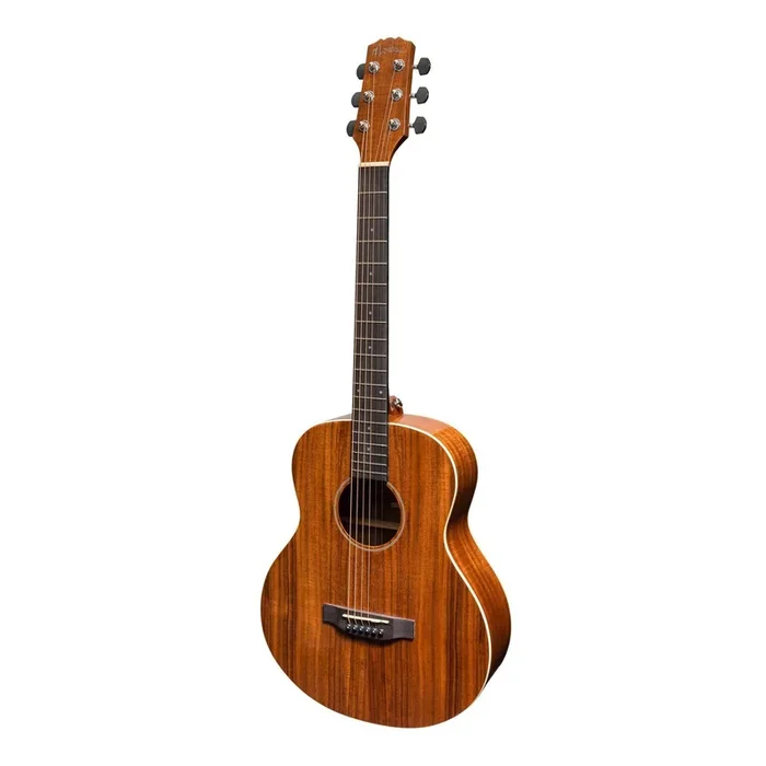 Martinez ‘Southern Star’ Series Koa Solid Top Acoustic-Electric TS-Mini Guitar (Natural Gloss)