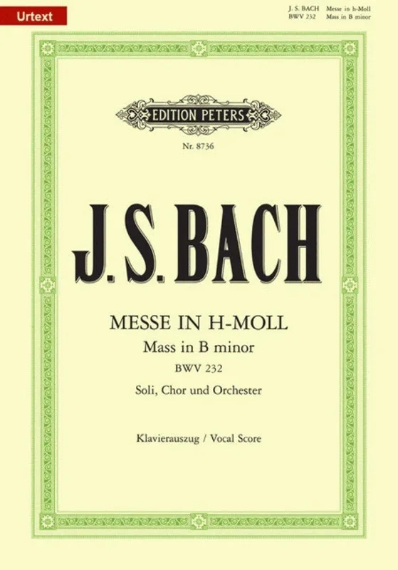 Mass B Min Bwv 232 Vs (Softcover Book)
