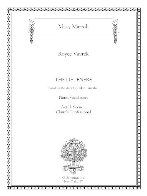 Mazzoli: Claire’s Confessional