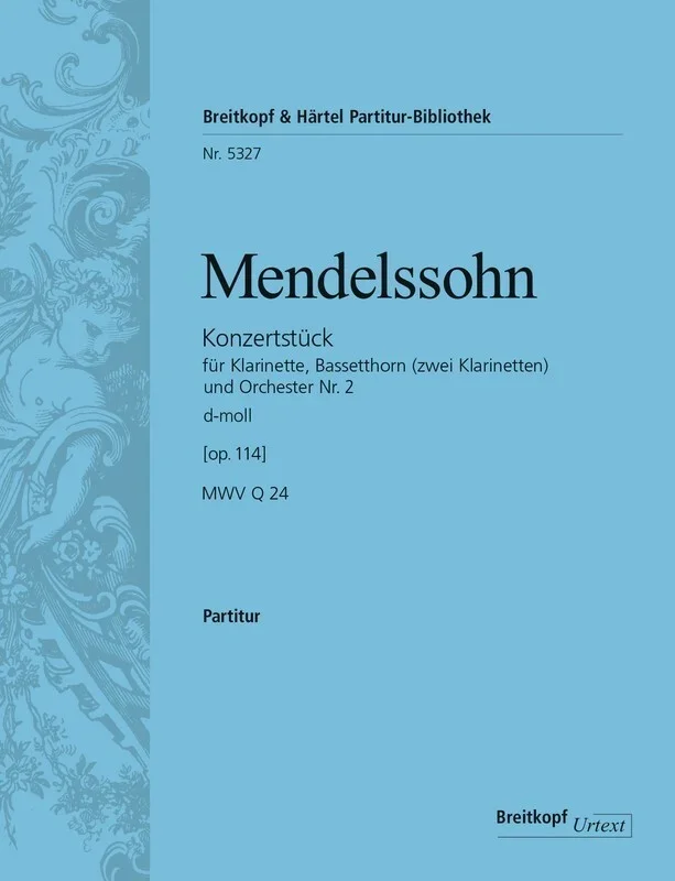 Mendelssohn – Concert Piece No 2 Score Book