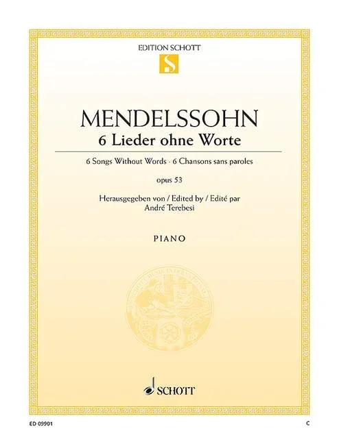 Mendelssohn: Songs Without Words, Op. 53
