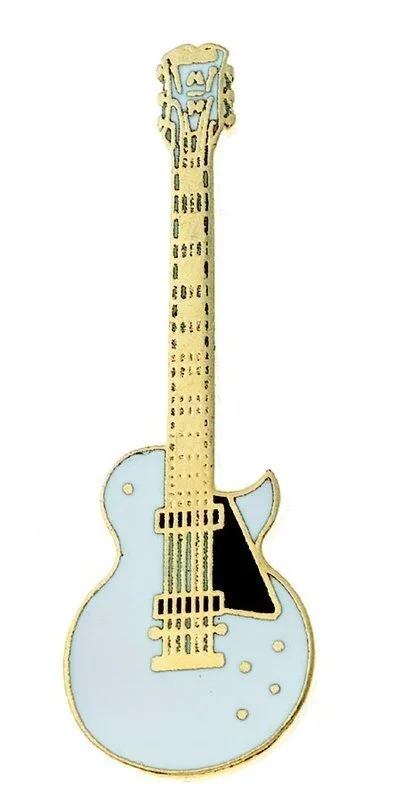 Mini Pin L P Custom Guitar White