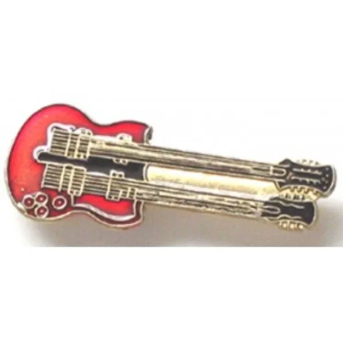 MINI PIN SG DOUBLENECK GUITAR WHITE