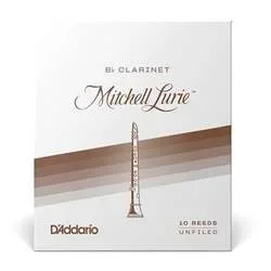 Mitchell Lurie Bb Clarinet Reeds – Strength 4 (Unfiled) Box of 10