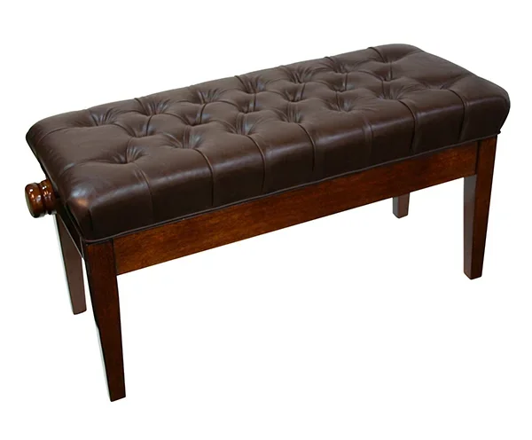 Mono Adjustable Duet Piano Bench – Walnut