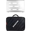 MONO Pedalboard Small, Silver and Club Accessory Case 2.0, Black Standard