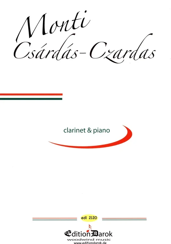 Monti: Csárdás (arr. for clarinet and piano)