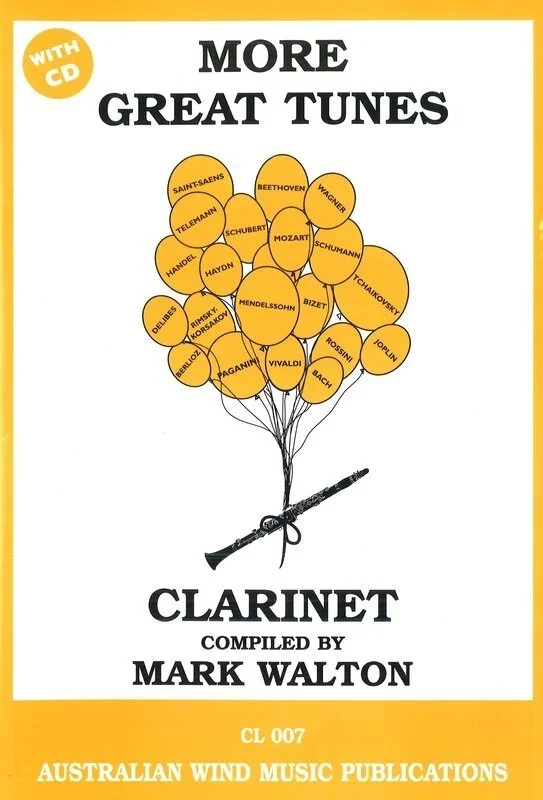 More Great Tunes Clarinet Softcover Book/CD
