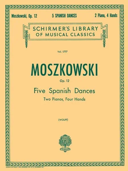 Moszkowski: 5 Spanish Dances, Op. 12 (arr. for 2 pianos)