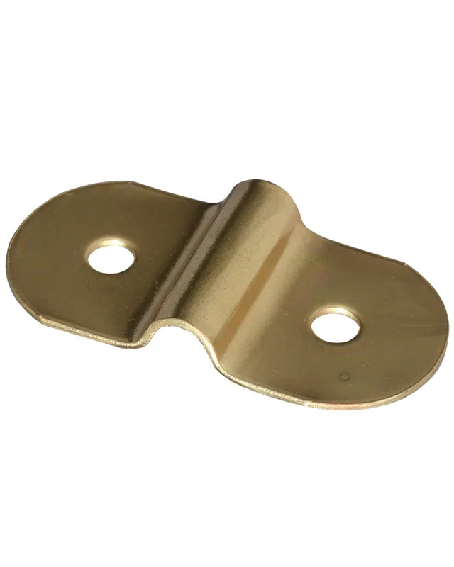 Mounting Bracket, Brass, for Case Handle or D-Rings (Sold Individually)