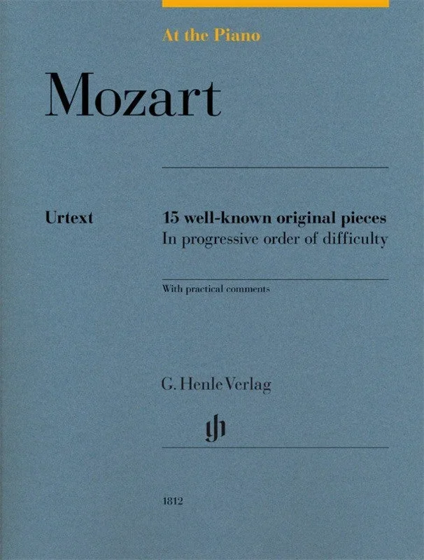 Mozart at the Piano – 15 Well-known Original Pieces