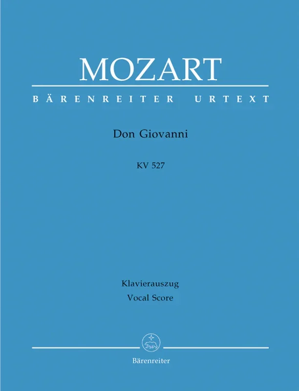 Mozart: Don Giovanni K527 – Vocal Score