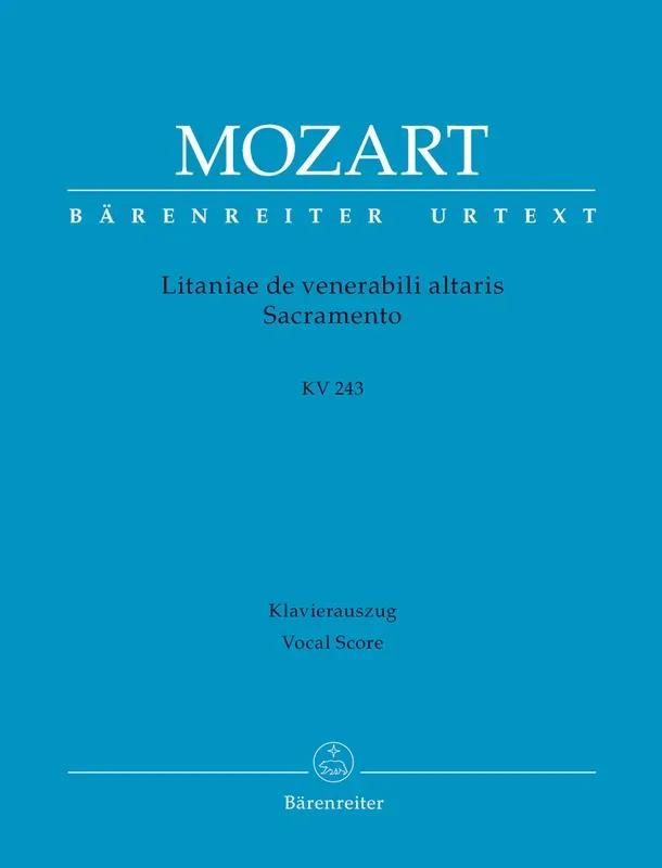 Mozart: Litaniae Ven Sacra E Flat K243