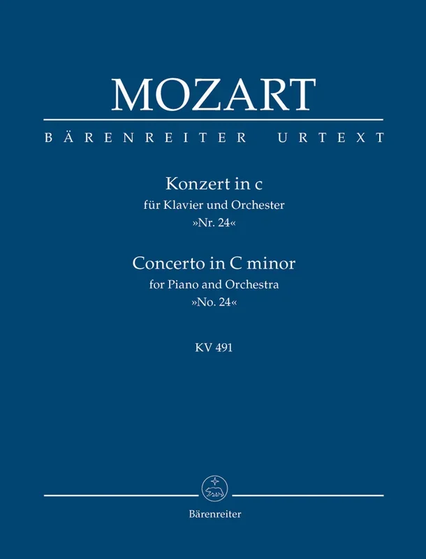 Mozart: Piano Concerto No 24 in C K491 – Study Score