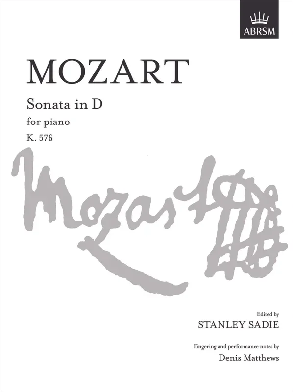 Mozart: Piano Sonata No. 18 in D Major, K. 576