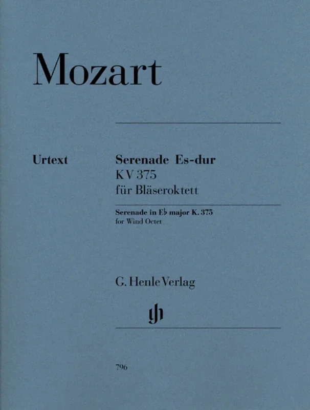 Mozart: Serenade in E-flat Major, K. 375 for Wind Octet