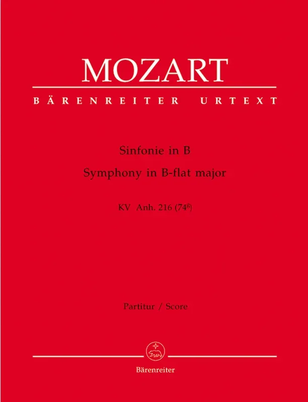 Mozart: Symphony in B-flat Major, K. Anh. 216 (74g)