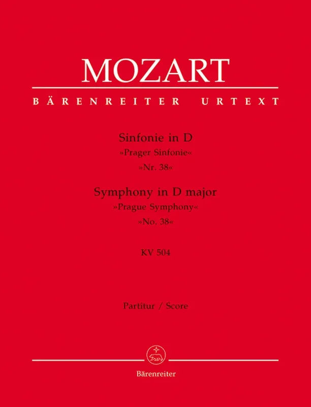 Mozart: Symphony No 38 K504 Prague Full Score