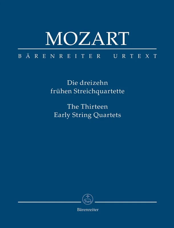 Mozart: Thirteen Early String Quartets – Study Score