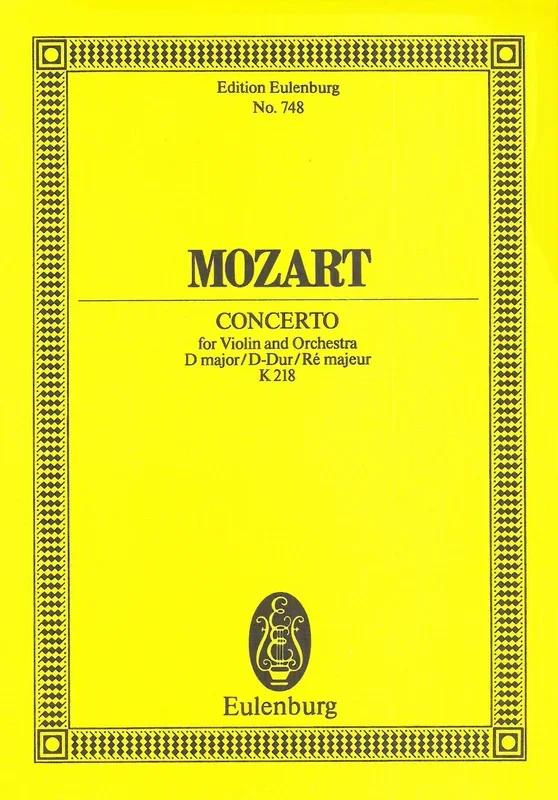 Mozart: Violin Concerto in D Major, K. 218