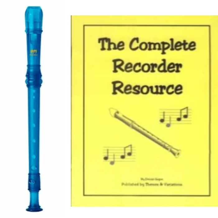 MPI Sapphire 2-pc Recorder & Recorder Resource Kit Book