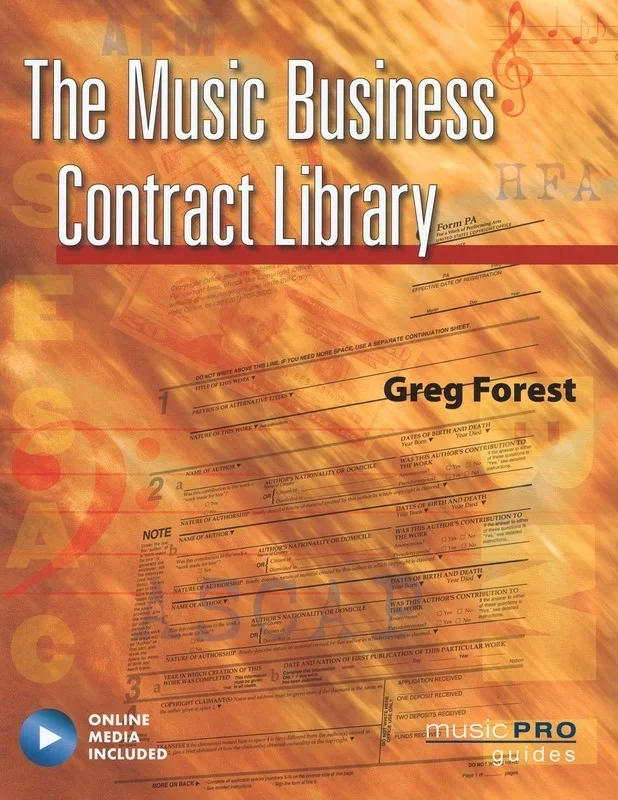 Music Business Contract Library Book/CDr (Softcover Book/CD)