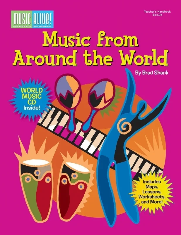 Music From Around The World Book/CD Gr 4-8