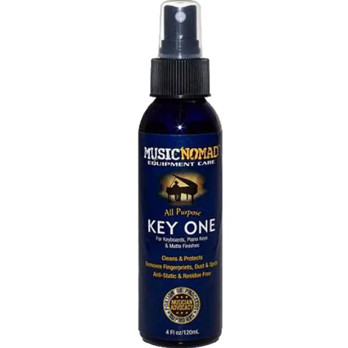 Music Nomad MN131 Cleaner for Keyboard, Piano Keys & Matte Finishes – 120ml