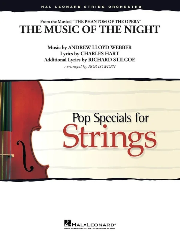 Music Of The Night Arr Lowden (Music Score/Parts)