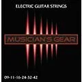 Musician’s Gear Electric 9 Nickel Plated Steel Guitar Strings Standard