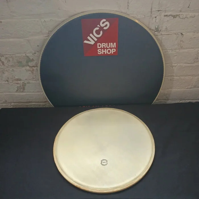 National Rawhide 16″ Calf Skin Drum Head, Vintage NOS