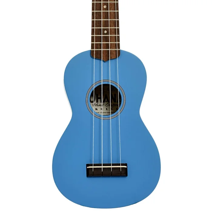 Ohana SK-10 Soprano Ukulele, Blue