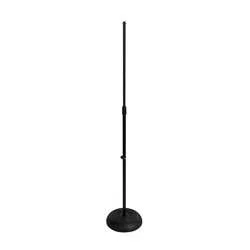 On Stage Stands MS7201B Round Base Mic Stand – Black