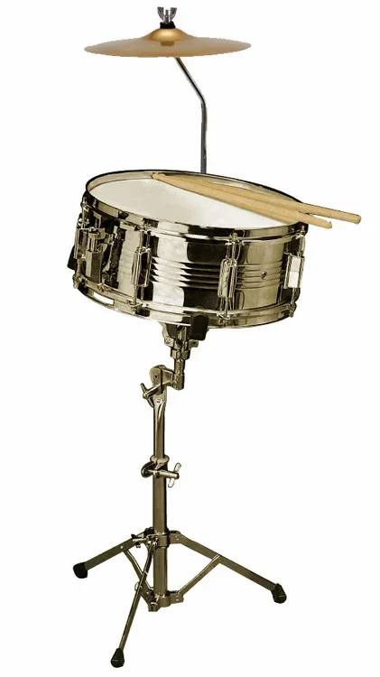 Opus Percussion SK10D Metal Snare Drum Outfit (14 x 5.5″)