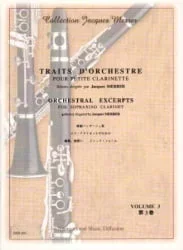 Orchestral Excerpts for E-flat Piccolo Clarinet , Volume 3