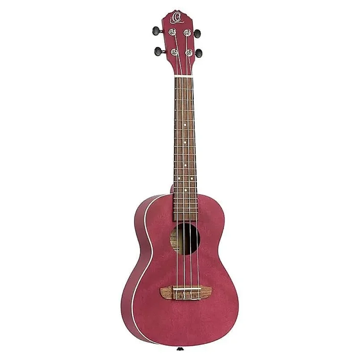 Ortega Guitars RURUBY Earth Series Concert Ukulele in Ruby Raspberry w/ Demo Video