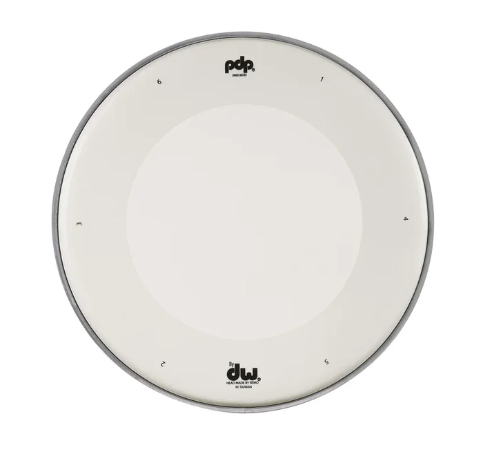 PDP 12in White Coated Dry Snare Head