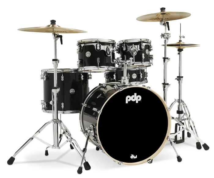 PDP Concept Maple 5 Piece Drumset in Meteor Dust Chrome Hardware